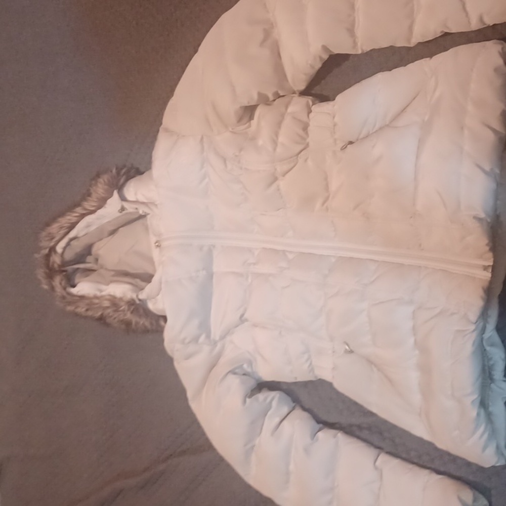 North Face women white jacket size XS